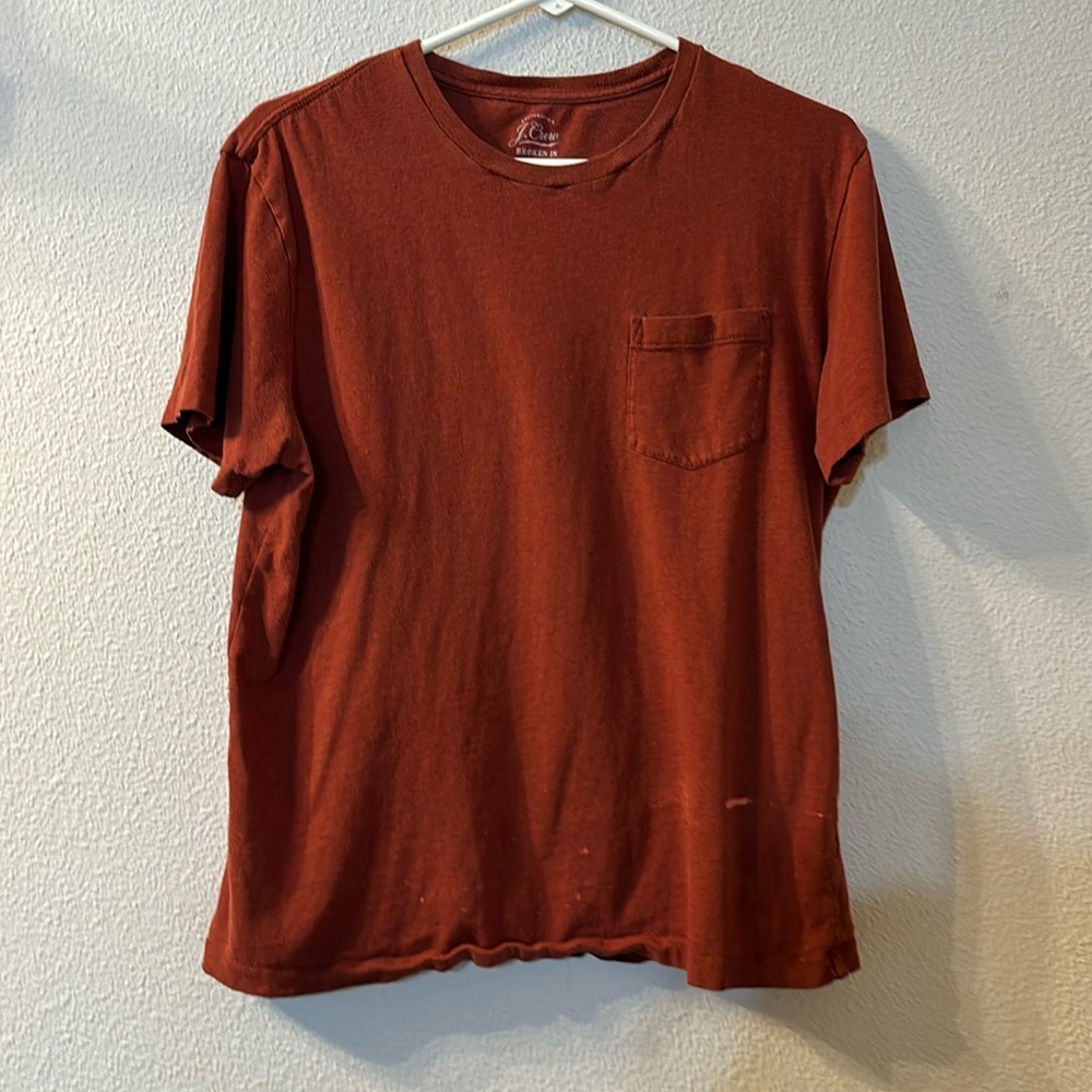 J. Crew Broken In Basic Tee Size Medium - image 1